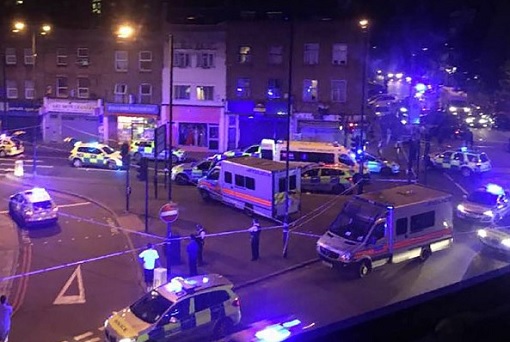 London Finsbury Park Mosque Attack - Police Presence