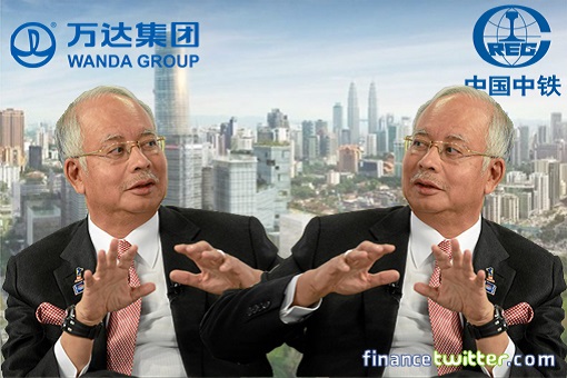 Najib Razak - 1MDB Scandal - Bandar Malaysia - Greedy Dog Saw CREC as Wanda Group