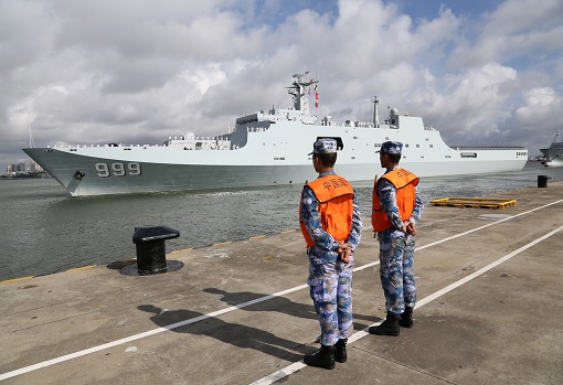 China's First Troops Deployment to Military Base in Djibouti