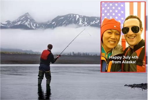 Facebook Mark Zuckerberg and Wife Priscilla Holiday in Alaska