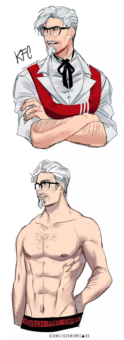 KFC Colonel Sanders - Manga - Graphic