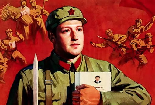 Mark Zuckerberg Embrace and Sucking Up to China Communism