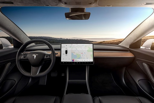 Tesla Model 3 - Interior Dashboard