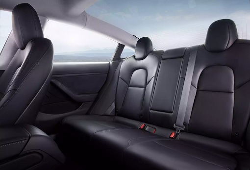 Tesla Model 3 - Interior Rear Seatings