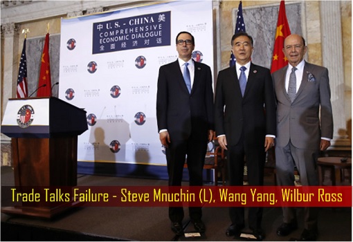 Trade Talks Failure - Steve Mnuchin, Wang Yang, Wilbur Ross