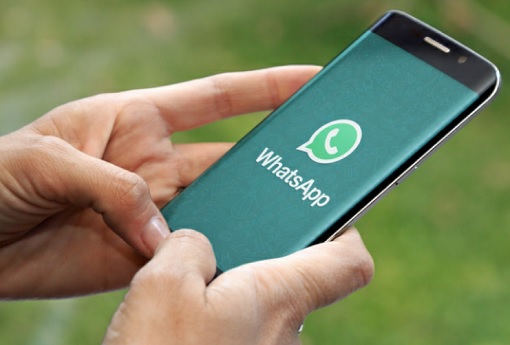 User Using WhatsApp Application