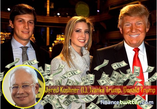 Najib Razak Corruption - Jared Kushner, Ivanka Trump and Donald Trump