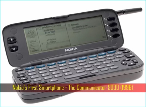 Nokia’s First Smartphone - The Communicator 9000 (1996)