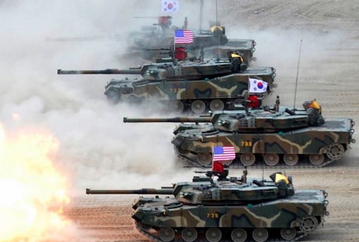 South Korea - United States - Military Exercise - Tanks