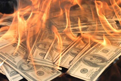 US Debt - Dollar Burning