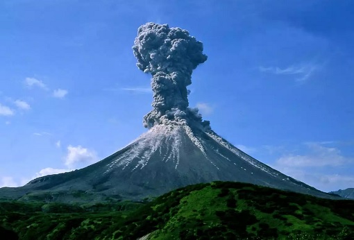 Valcano Erupts