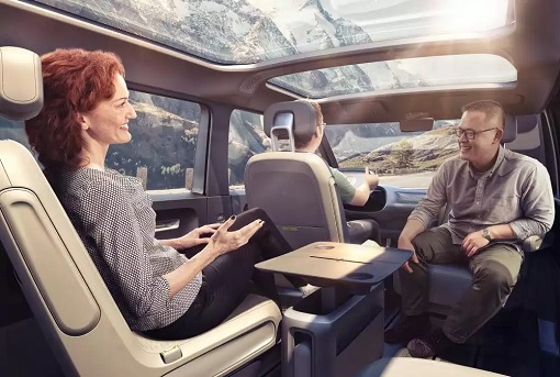 Volkswagen VW Electric Microbus 2022 - Interior Flexible Seats Arrangement