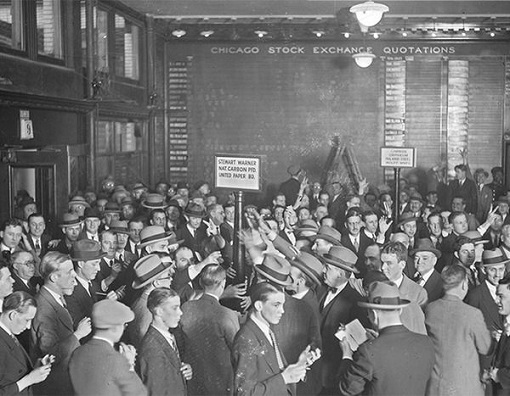 Chicago Stock Exchange - Old Photo