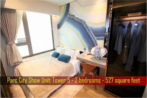 Hong Kong ChinaChem Parc City - Show Unit, 527 square feet - Bedroom 1