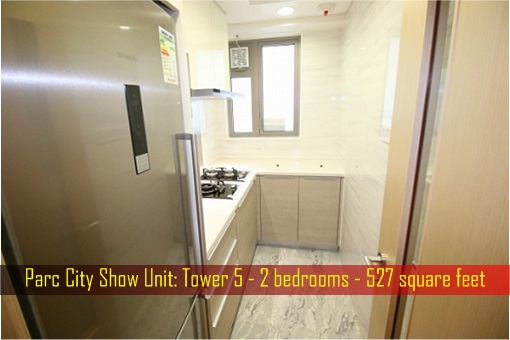 Hong Kong ChinaChem Parc City - Show Unit, 527 square feet - Kitchen