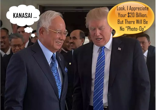 Najib Razak Meets Donald Trump at White House - No Photo-Op