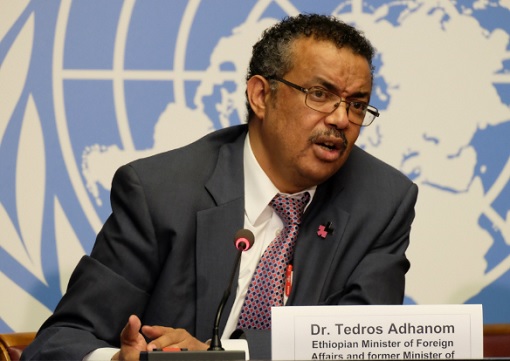 WHO Director-General Tedros Adhanom Ghebreyesus
