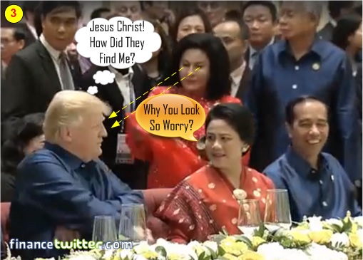 Asean Summit Manila 2017 - President Trump Pretends Not Seeing Najib and Rosmah - 3