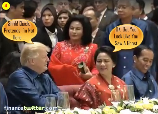 Asean Summit Manila 2017 - President Trump Pretends Not Seeing Najib and Rosmah - 4