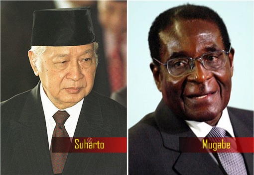 Dictator and Corrupt Leaders - Suharto and Roberty Mugabe