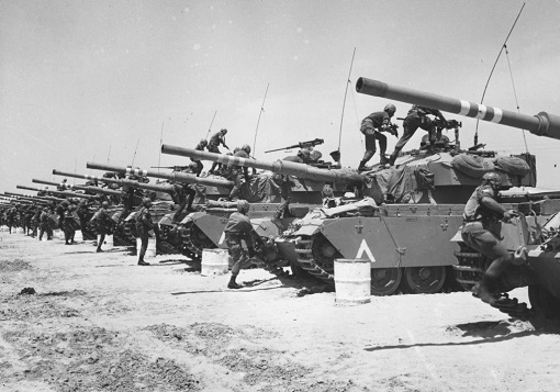 Israel-Arab Six-Day War - Israel Tanks