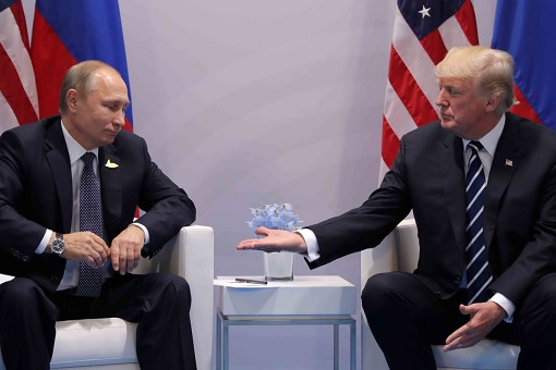 President Donald Trump Meets President Vladimir Putin