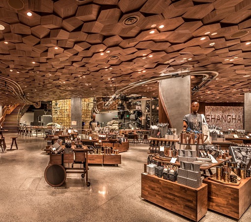 Starbucks Reserve Roastery Shanghai - First Starbucks Reserve Roastery outside the United States