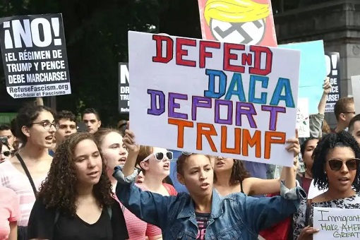 Deferred Action for Childhood Arrivals DACA -Protesters