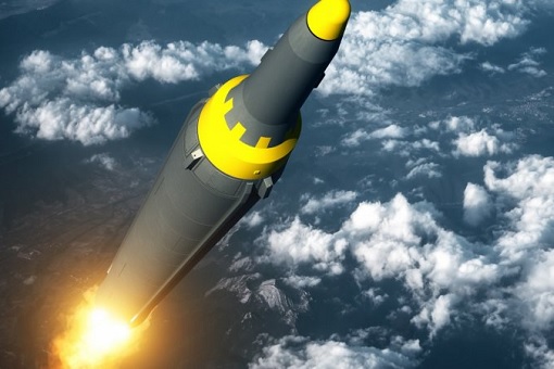 North Korea Incoming Nuclear ICBM Missile - Hwasong