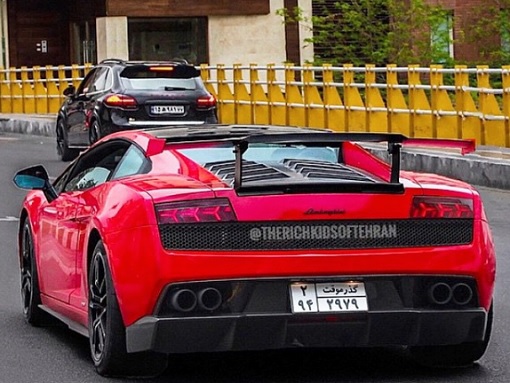 Rich Kids of Tehran - Lamborghini on Street of Tehran