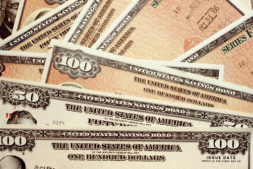 US Treasury Notes Bonds - IOU Debt Paper