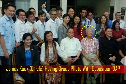 James Kuok Having Group Photo With Opposition DAP