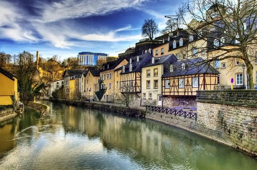 Luxembourg - City Near River