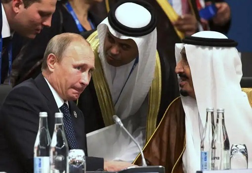 Russia Vladimir Putin Meeting With Saudi King Salman