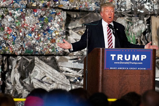 Donald Trump Speech - Garbage Wall