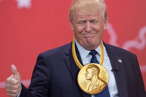 North Korea-South Korea - Donald Trump Nobel Peace Prize