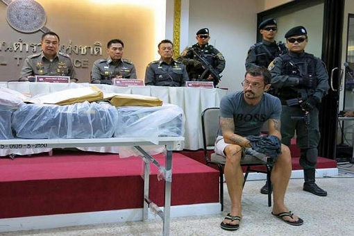 Xavier Andre Justo - Thai Police After His Arrest