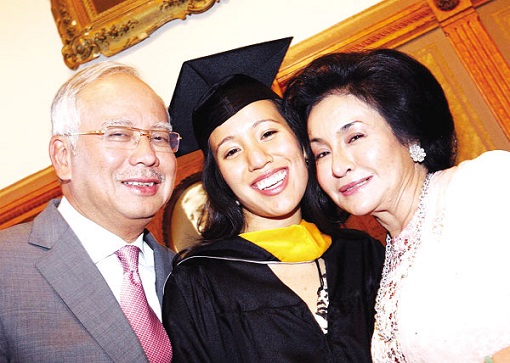 Nooryana Najwa Graduate - Najib Razak and Rosmah Mansor