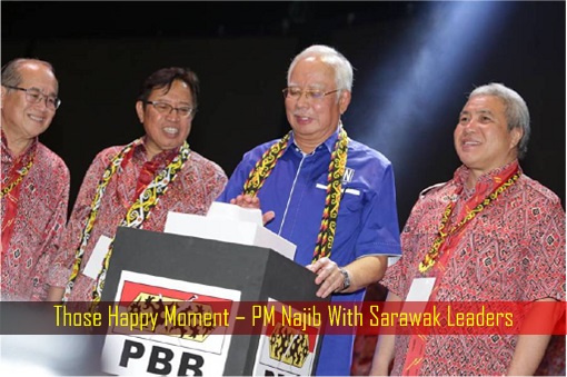 Those Happy Moment – PM Najib With Sarawak Leaders