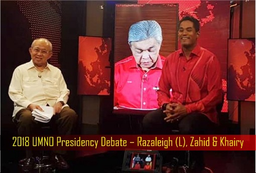 2018 UMNO Presidency Debate – Razaleigh, Zahid and Khairy
