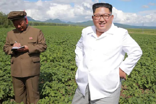 Kim Jong Un Inspects Farm in Samjiyon County