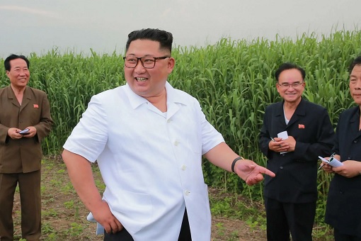 Kim Jong Un Inspects Farm in Samjiyon County