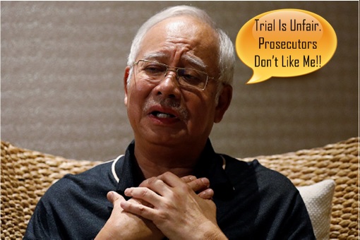 Najib Razak - Tiral Unfair - Prosecutors Don't Like Him