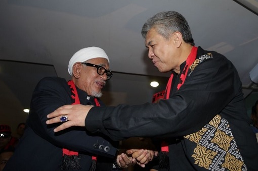 UMNO Zahid Hamidi and PAS Hadi Awang