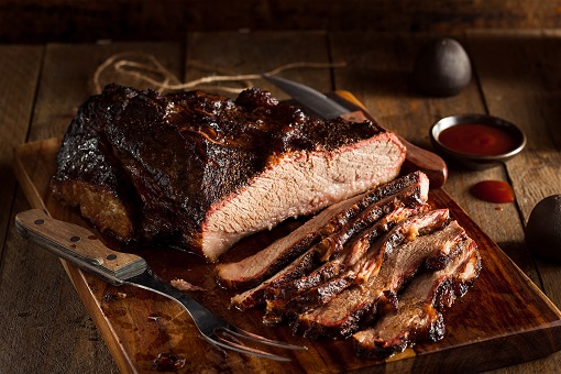 Food - Beef Brisket in Texas, USA