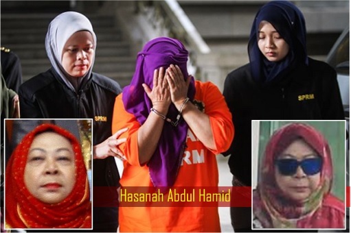 Hasanah Abdul Hamid â€“ MEIO Spy Director General - Covered Face Being Charged