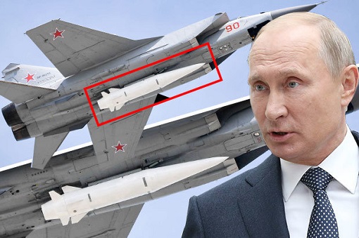Russia Kinzhal hypersonic missile - Vladimir Putin