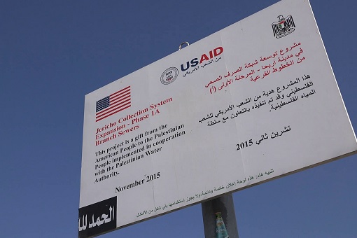 USAID Aid Funding - Signboard