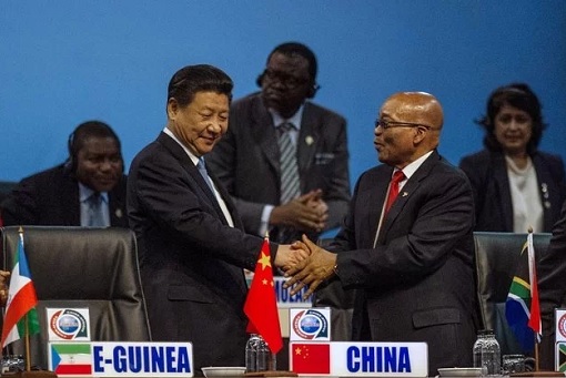 China Investment BRI in Africa - President Xi Jinping with African Leaders