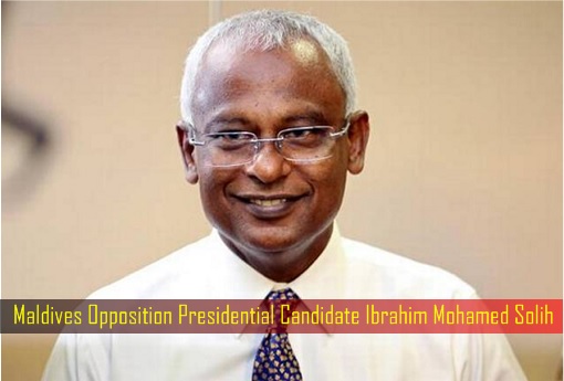 Maldives Opposition Presidential Candidate Ibrahim Mohamed Solih